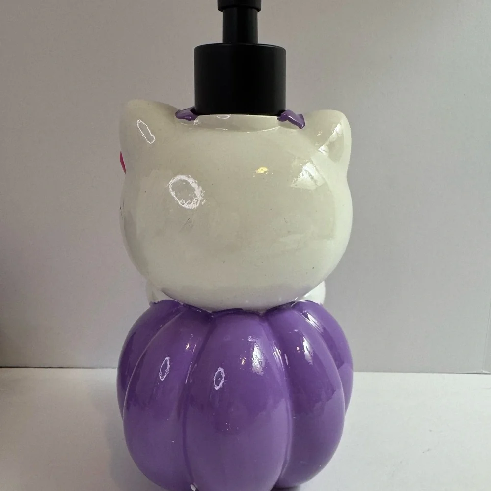 Sanrio Hello Kitty Purple Pumpkin Soap Dispenser